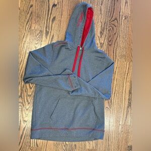 Under Armour Gray and Red Men's Hoodie
